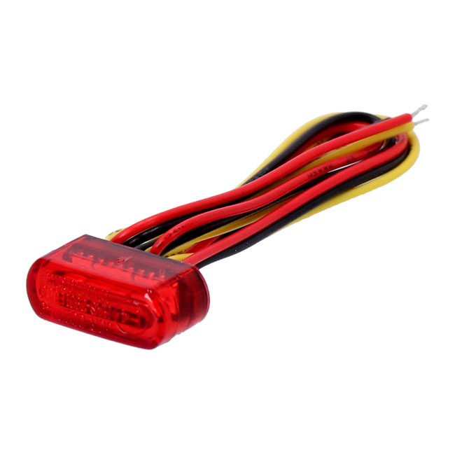 Buy MCS — Fastline LED, luce posteriore con luce di frenata. Lente rossa — Dapper Motor Dapper Motor — MCS — Fastline LED, luce posteriore con luce di frenata. Lente rossa | illuminazione moto