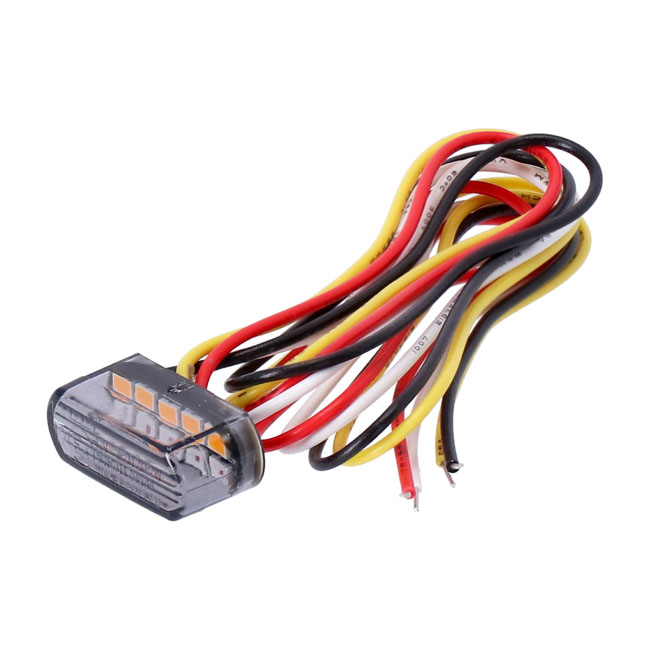 Acheter MCS — Lumière LED Fastline, Feu arrière avec clignotant. Verre Smoke — Dapper Motor Dapper Motor — MCS — Lumière LED Fastline, Feu arrière avec clignotant. Verre Smoke | éclairage moto