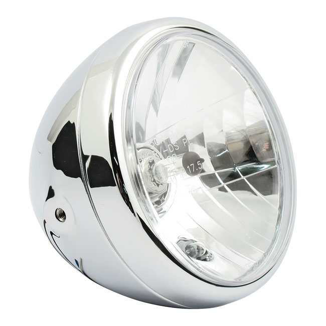 Kaufen MCS — Reno 7" H4 Scheinwerfer. ohne Halo Ring. Chrom — Dapper Motor Dapper Motor — MCS — Reno 7" H4 Scheinwerfer. ohne Halo Ring. Chrom | Motorradbeleuchtung