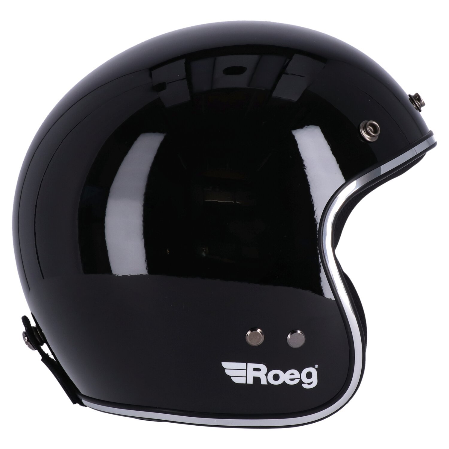 Koop Roeg — JETT helm gloss black — Dapper Motor Dapper Motor — Roeg — JETT helm gloss black | motorhelm