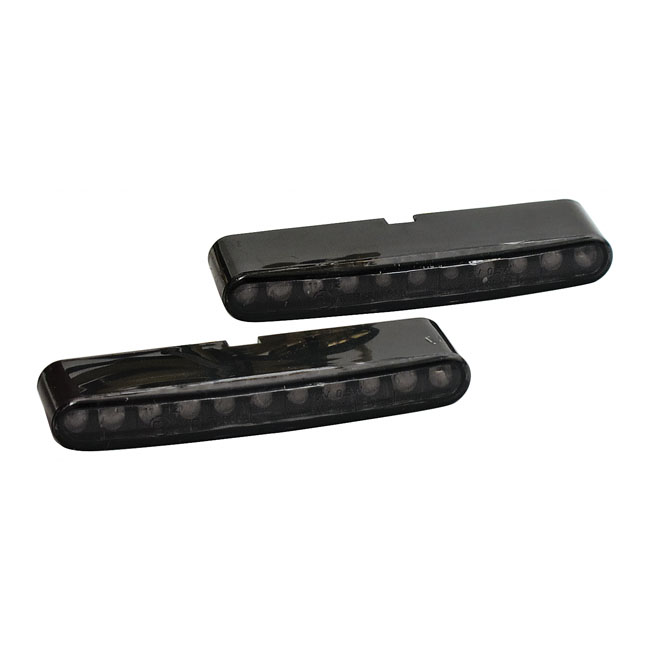 Kaufen MCS — ''Stripe'' LED Blinker. Rauchglas — Dapper Motor Dapper Motor — MCS — ''Stripe'' LED Blinker. Rauchglas | Motorradbeleuchtung